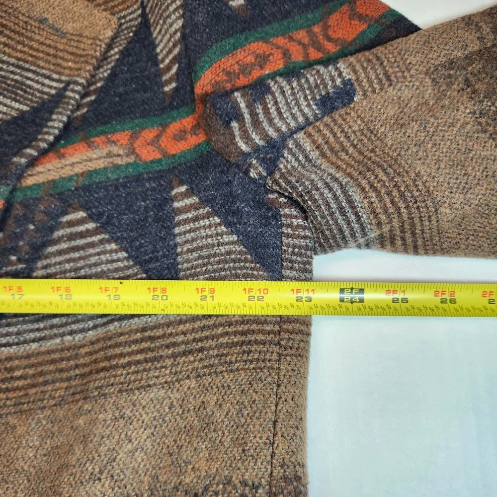 Vintage Falcone 44L Southwestern Blazer Wool USA Union Made Western 90s